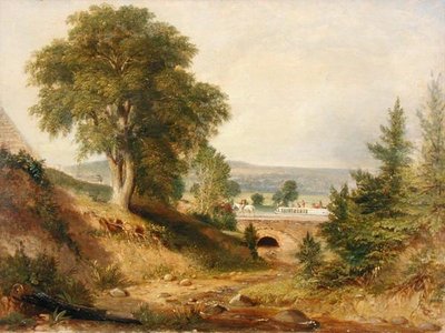 Dereyi Geçen Kanal Su Kemeri, 1840-49 dolayları (tuval üzerine yağlı boya) by George (attr.) Harvey