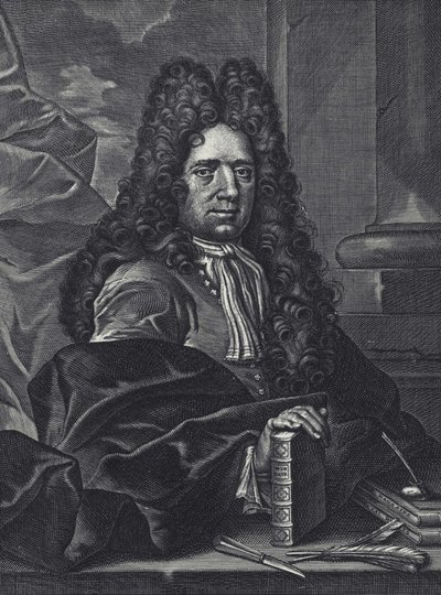 George Bickham tarafından 18. yüzyıl gravür George Shelley İngiliz hattat portresi. by George (c.1706–71) Bickham