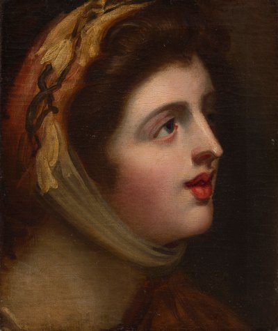 Duyarlılık olarak Emma Hamilton (tuval üzerine yağlı boya) by George (studio of) Romney