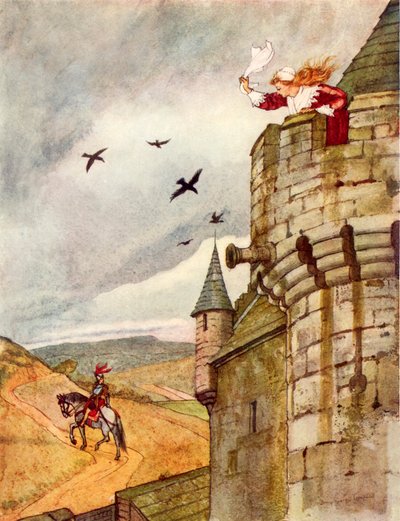 Bonnie George Campbell (renkli taş baskı) by George 9th Earl of Carlisle Howard