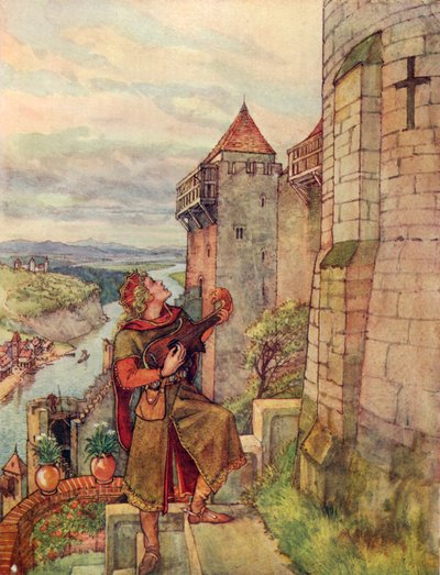 Ey Richard! O Mon Roi (renkli taş baskı) by George 9th Earl of Carlisle Howard