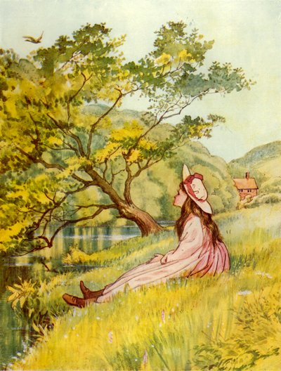 Sümer icumen in (renkli lito) by George 9th Earl of Carlisle Howard