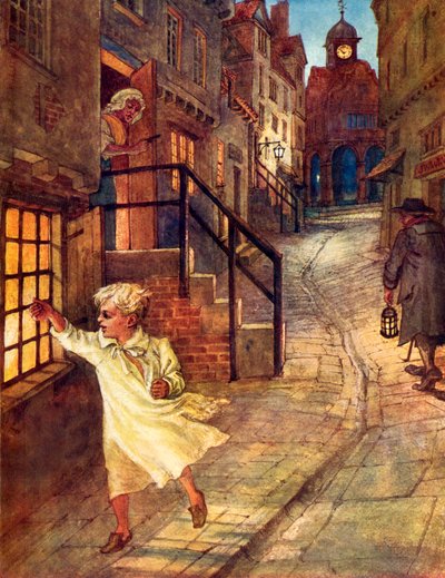 Wee Willie Winkie (renkli lito) by George 9th Earl of Carlisle Howard