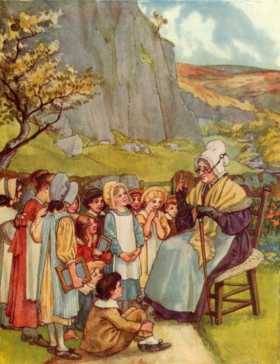 "When all the World is young, Lad" (renkli taş baskı) by George 9th Earl of Carlisle Howard
