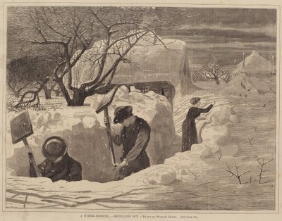 Bir Kış Sabahı, - Kürek Çekmek by George A. Avery after Winslow Homer
