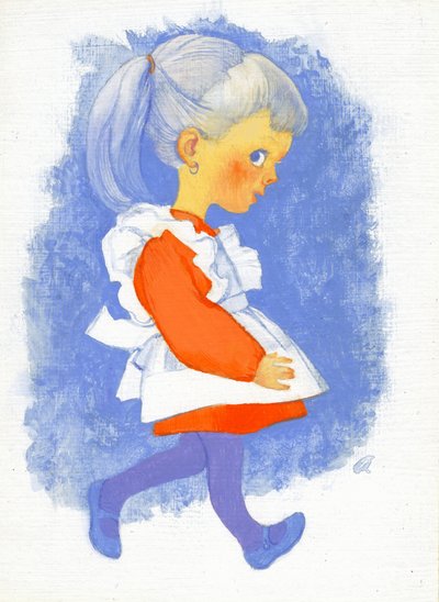 Önlüklü Küçük Kız, 1970