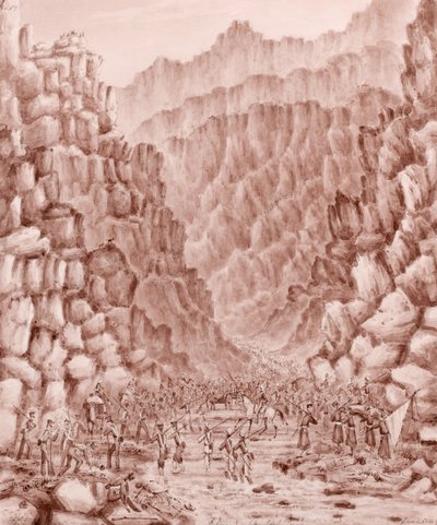 Khoord Caubel Geçidi by George Alfred Croly
