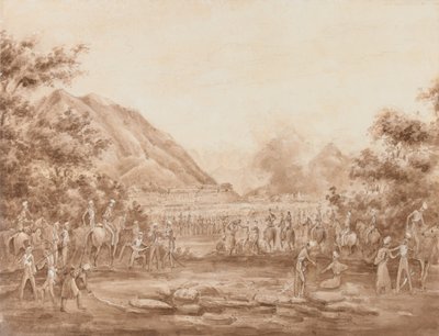 Büyük çarşı yanıyor, Kabil by George Alfred Croly