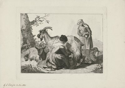 sağım keçileri by George Andries Karsen