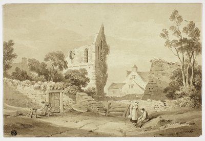 Wenlock Manastırı, Sharpshire by George Augustus Holmes