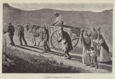 Virginia'da Bir Zenci Cenazesi by George Augustus Sala