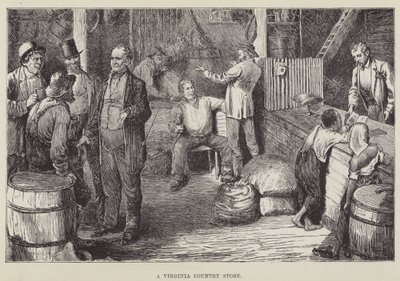 Bir Virginia Ülke Mağazası by George Augustus Sala