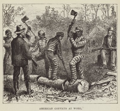 Amerikan Hükümlüler İş Başında by George Augustus Sala