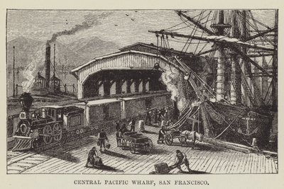 Orta Pasifik İskelesi, San Francisco by George Augustus Sala