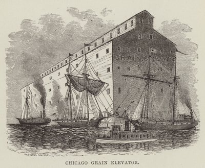 Chicago Tahıl Asansörü by George Augustus Sala