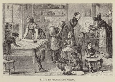 Şükran Pudingi Yapmak by George Augustus Sala
