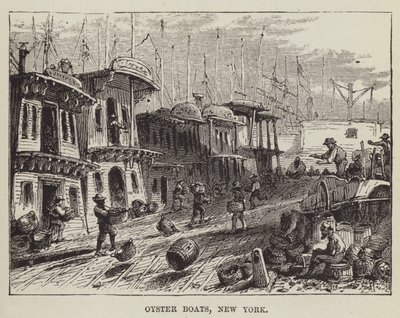 İstiridye Tekneleri, New York by George Augustus Sala
