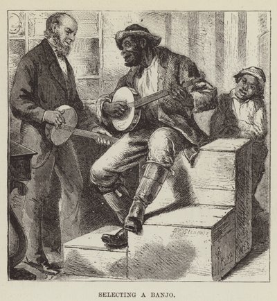 Banjo Seçmek by George Augustus Sala