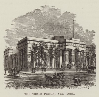 Mezarlar Hapishanesi, New York by George Augustus Sala
