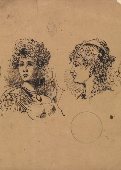iki kadın kafa by George Augustus Sala