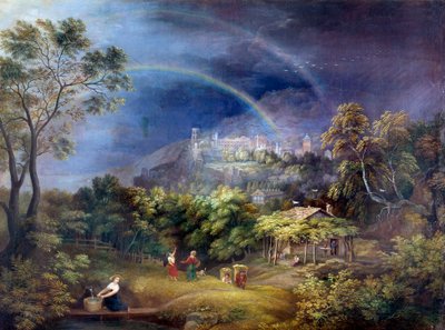 Heidelberg Kalesi. Georges Wallis (1770-1847) Ec. Ang. by George Augustus Wallis