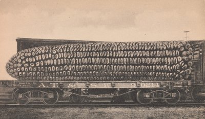 Bir Araba Yükü Teksas Mısırı, ca. 1910. by George B. Cornish