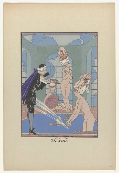Ayların Çelengi, 1917-1920: Su by George Barbier