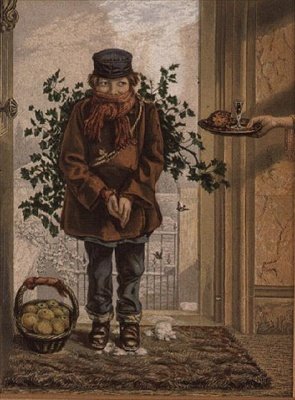 Noel Zamanı (baskı) by George Baxter