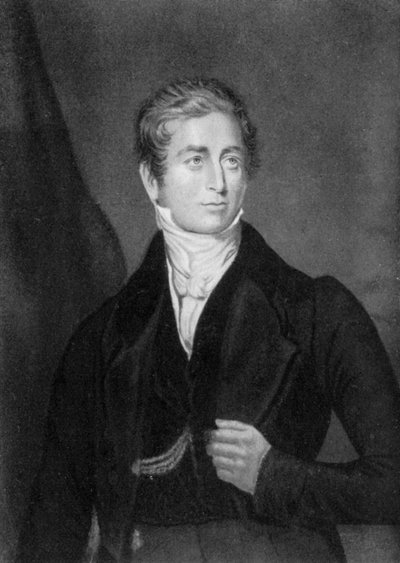Sir Robert Peel, 2. Baronet, İngiltere Başbakanı, 1853 1910. by George Baxter