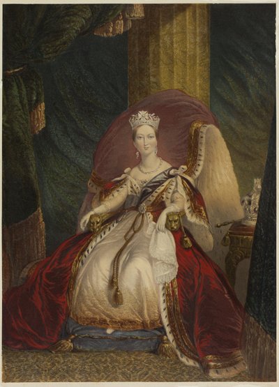 Victoria, Büyük Britanya Kraliçesi, Hindistan vb. by George Baxter