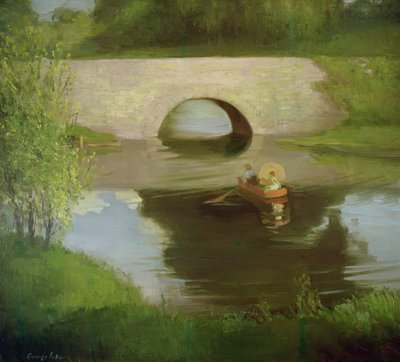 Central Park (tuval üzerine yağlı boya) by George Benjamin Luks