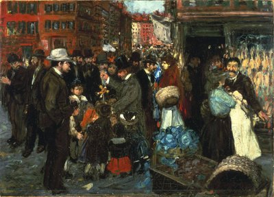Sokak Sahnesi (Hester Caddesi) by George Benjamin Luks