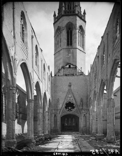 Christ Church, New Union Caddesi, Coventry, 1941. by George Bernard Mason