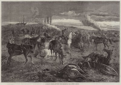Bir Savaştan Sonra Alay Çağrısına Cevap Veren Binicisiz Atlar by George Bouverie Goddard