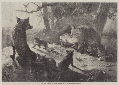 Fox Ailesi Evde by George Bouverie Goddard