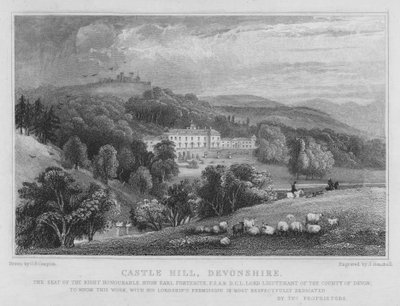Castle Hill, Devonshire (gravür) by George Bryant Campion