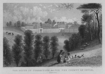 Devon County, Exeter için Islah Evi, vb (gravür) by George Bryant Campion
