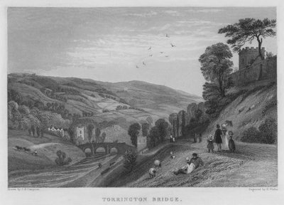 Torrington Köprüsü (gravür) by George Bryant Campion