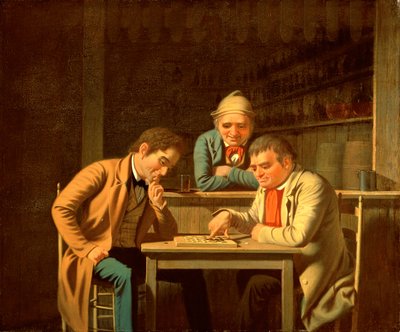 Dama Oyuncuları, 1850 by George Caleb Bingham