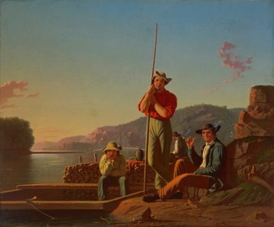 Ahşap Tekne by George Caleb Bingham