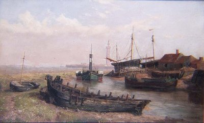 Grimsby, Lincolnshire yakınlarındaki Freshney Nehri