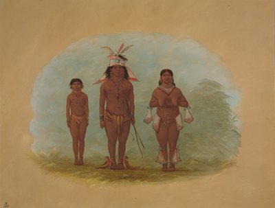 Bir Chetibo Ailesi, 18541869. by George Catlin