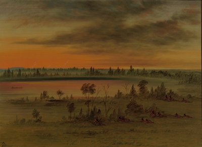 Bir Siyu Savaş Partisi, 18611869. by George Catlin