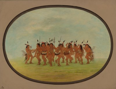 Eğlenceli Dans - Sioux, 18611869. by George Catlin