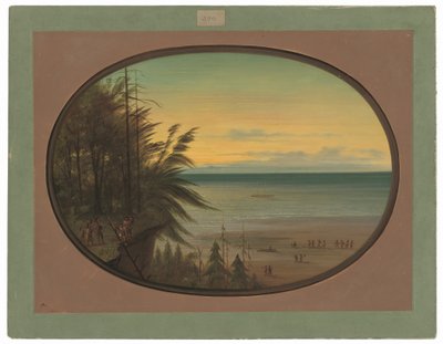 Bir Hint Merdiveni - Nayas Kızılderilileri by George Catlin