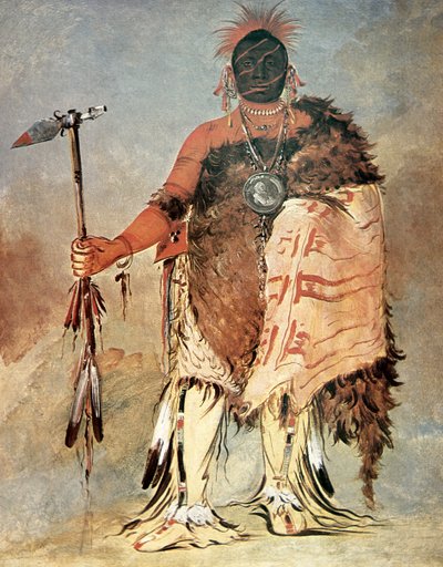 büyük geyik by George Catlin
