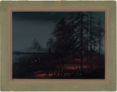 Bir Siyu Savaş Partisinin Bivouac