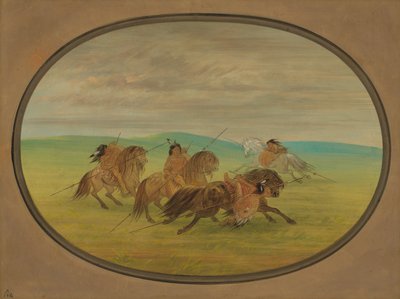 Komançi Biniciliği, 18611869. by George Catlin