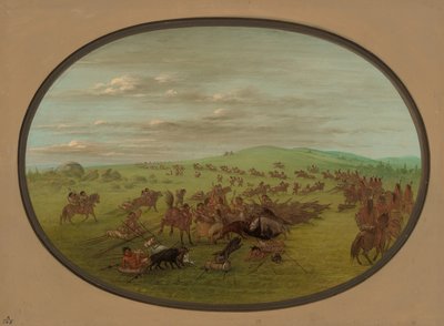 Camanchees Hareketli, 18611869. by George Catlin