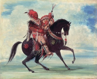 Şef Keokuk by George Catlin